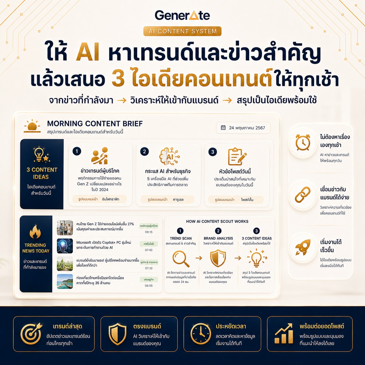 CH.21 AI Content Idea Scout — ให้ ChatGPT ช่วยกวาดหาไอเดียคอนเทนต์จากหลายมุมพร้อมกัน