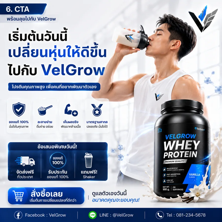 ตัวอย่างผลงานรูปกราฟิก อาหารเสริม จาก ChatGPT